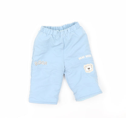Preworn Boys Blue   Rain Trousers Trousers Size 0-3 Months