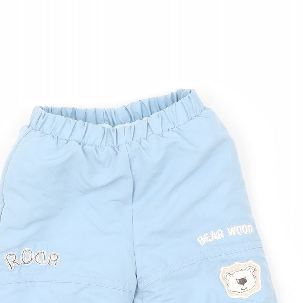 Preworn Boys Blue   Rain Trousers Trousers Size 0-3 Months
