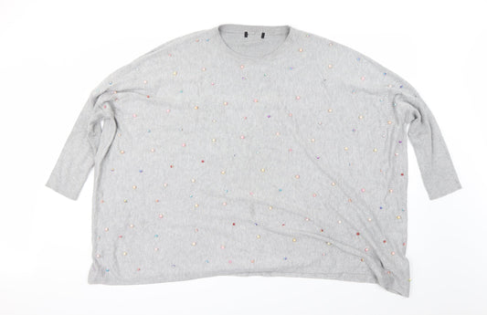 Preworn Womens Grey   Pullover Jumper Size M