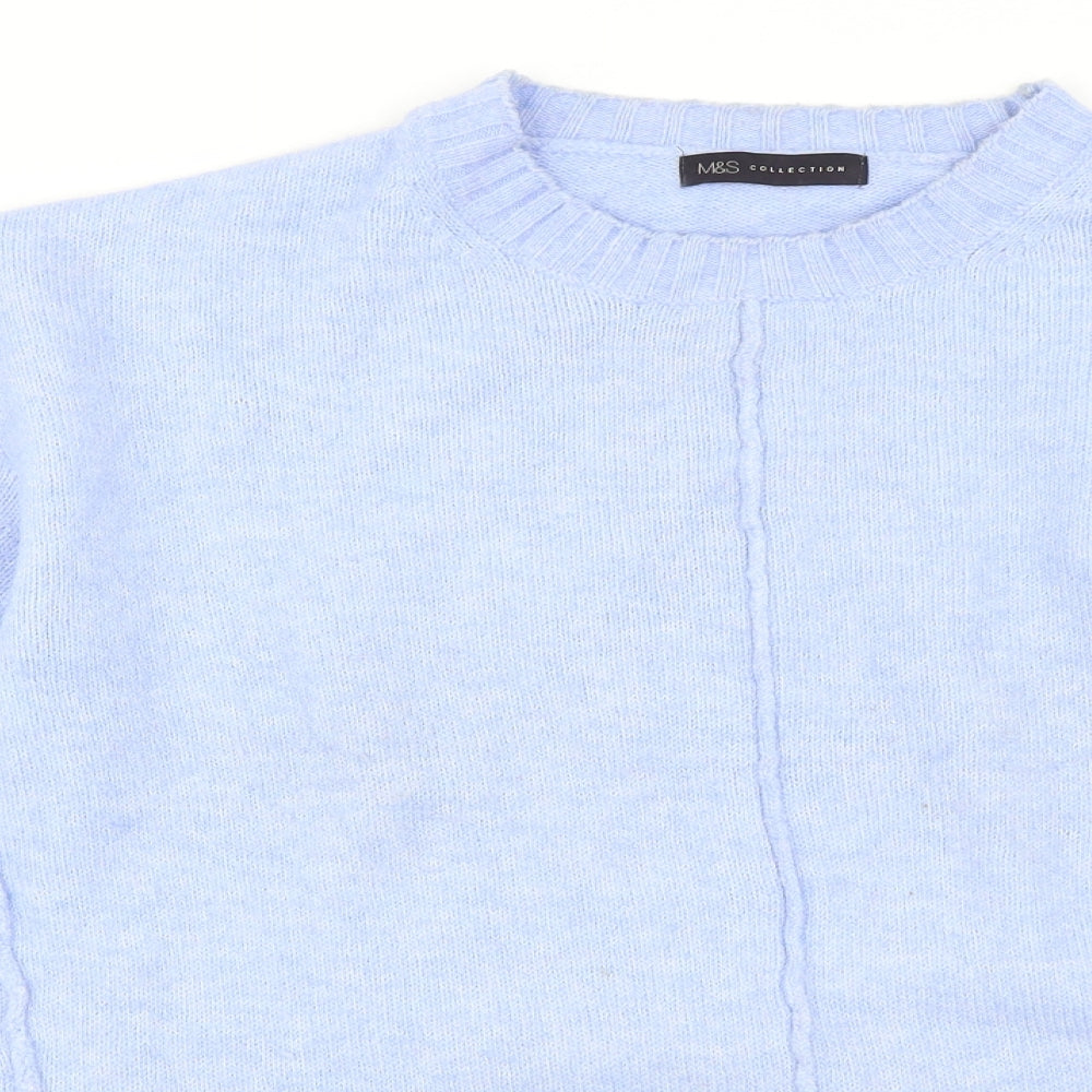 Marks & Spencer Womens Blue   Pullover Jumper Size 10