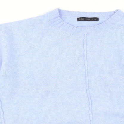 Marks & Spencer Womens Blue   Pullover Jumper Size 10