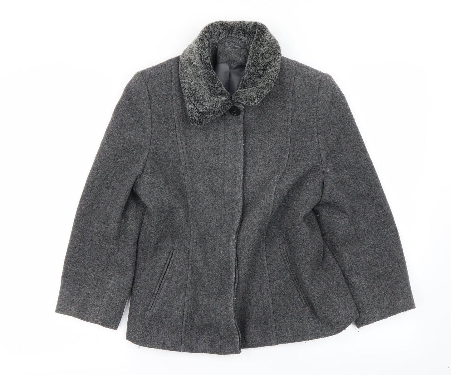 Womens UK Size 10 Richards Grey Jacket