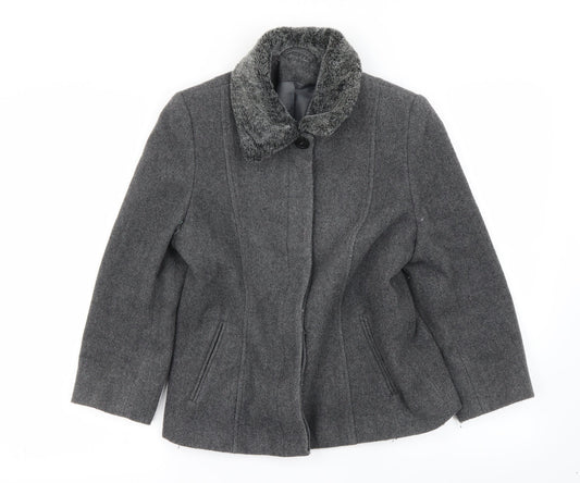 Womens UK Size 10 Richards Grey Jacket
