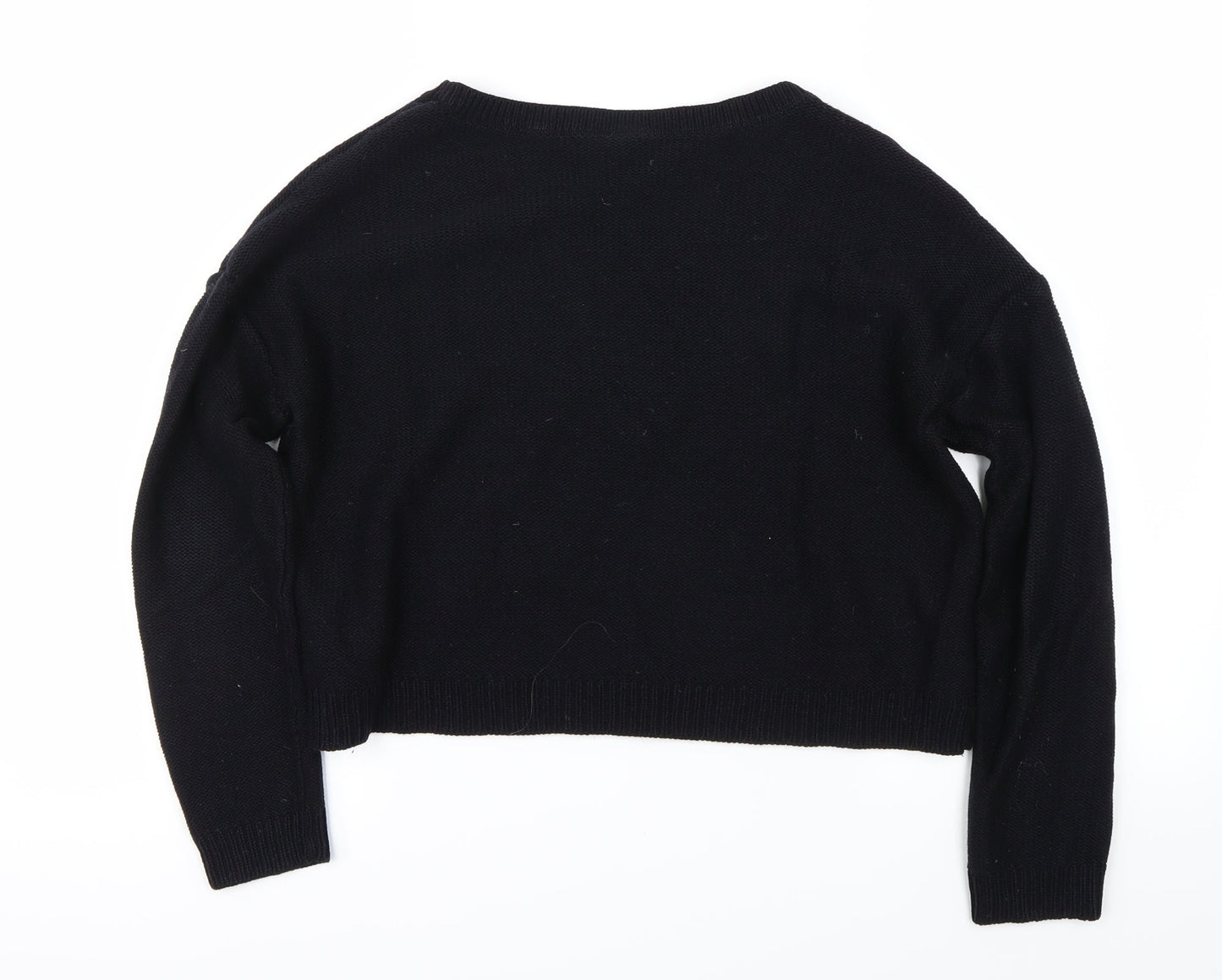 H&M Womens Black   Pullover Jumper Size 10