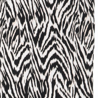 H&M Womens Multicoloured Animal Print  Fit & Flare  Size M