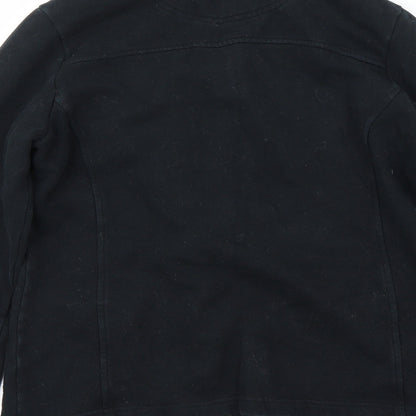 Maine New England Womens Black   Full Zip Jumper Size 12