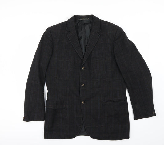 Mens UK Size 34 Preworn Regular Brown Suit Jacket
