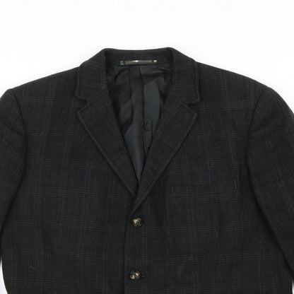 Mens UK Size 34 Preworn Regular Brown Suit Jacket