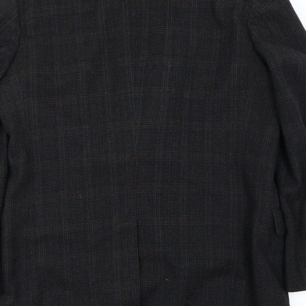 Mens UK Size 34 Preworn Regular Brown Suit Jacket