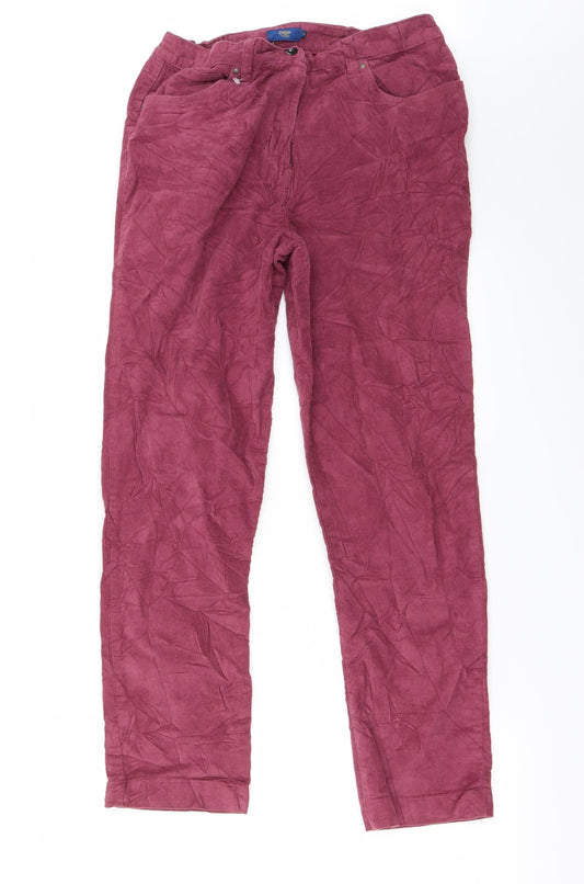 Cotton Traders Womens Purple   Skinny Jeans Size 12 L26 in