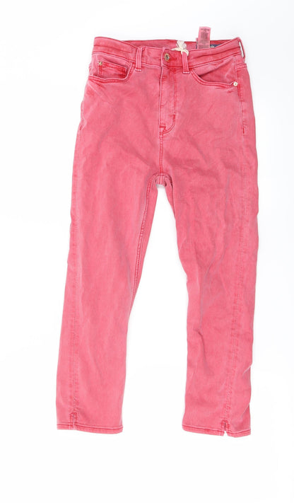 Marks and Spencer Womens Red   Skinny Jeans Size 8 L24 in