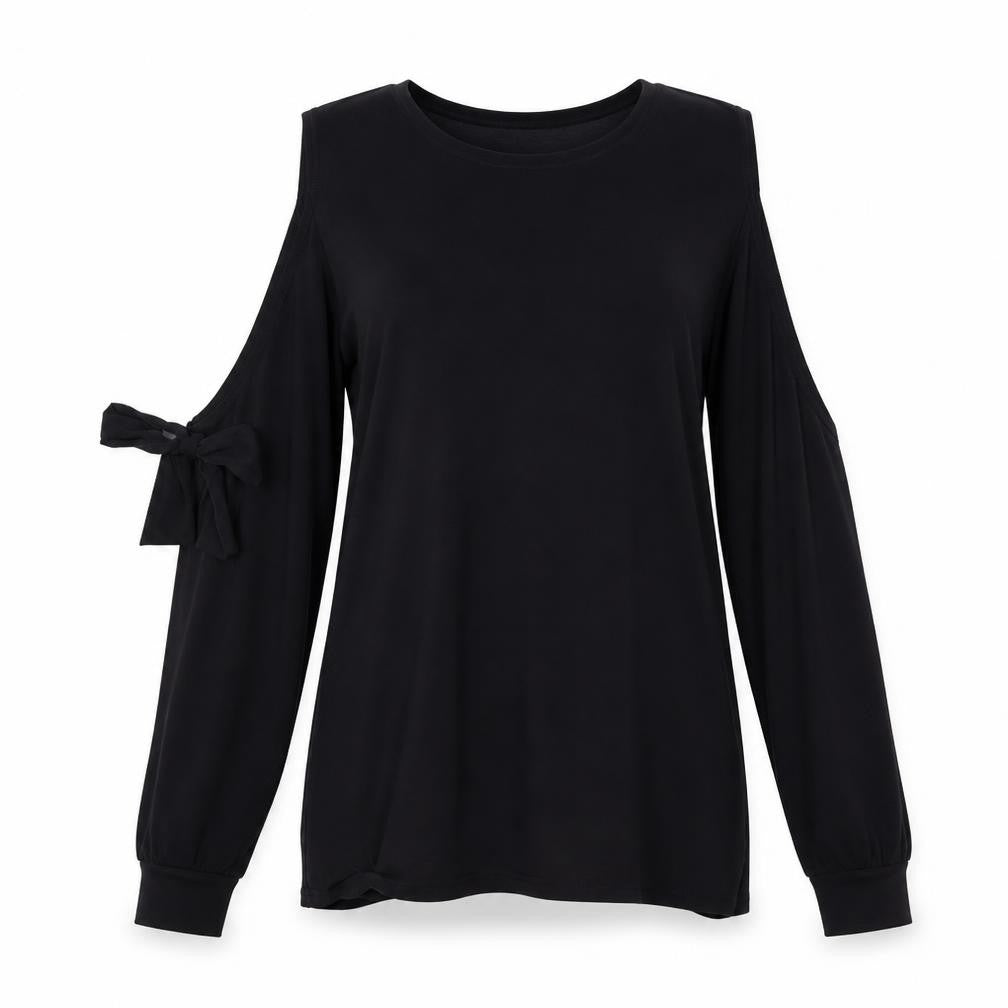Womens UK Size 8 Look of the day Black Basic Polo