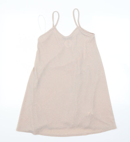 Atmosphere Womens Gold   Skater Dress  Size 6