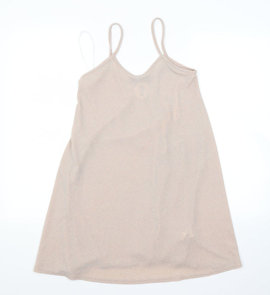 Atmosphere Womens Gold   Skater Dress  Size 6