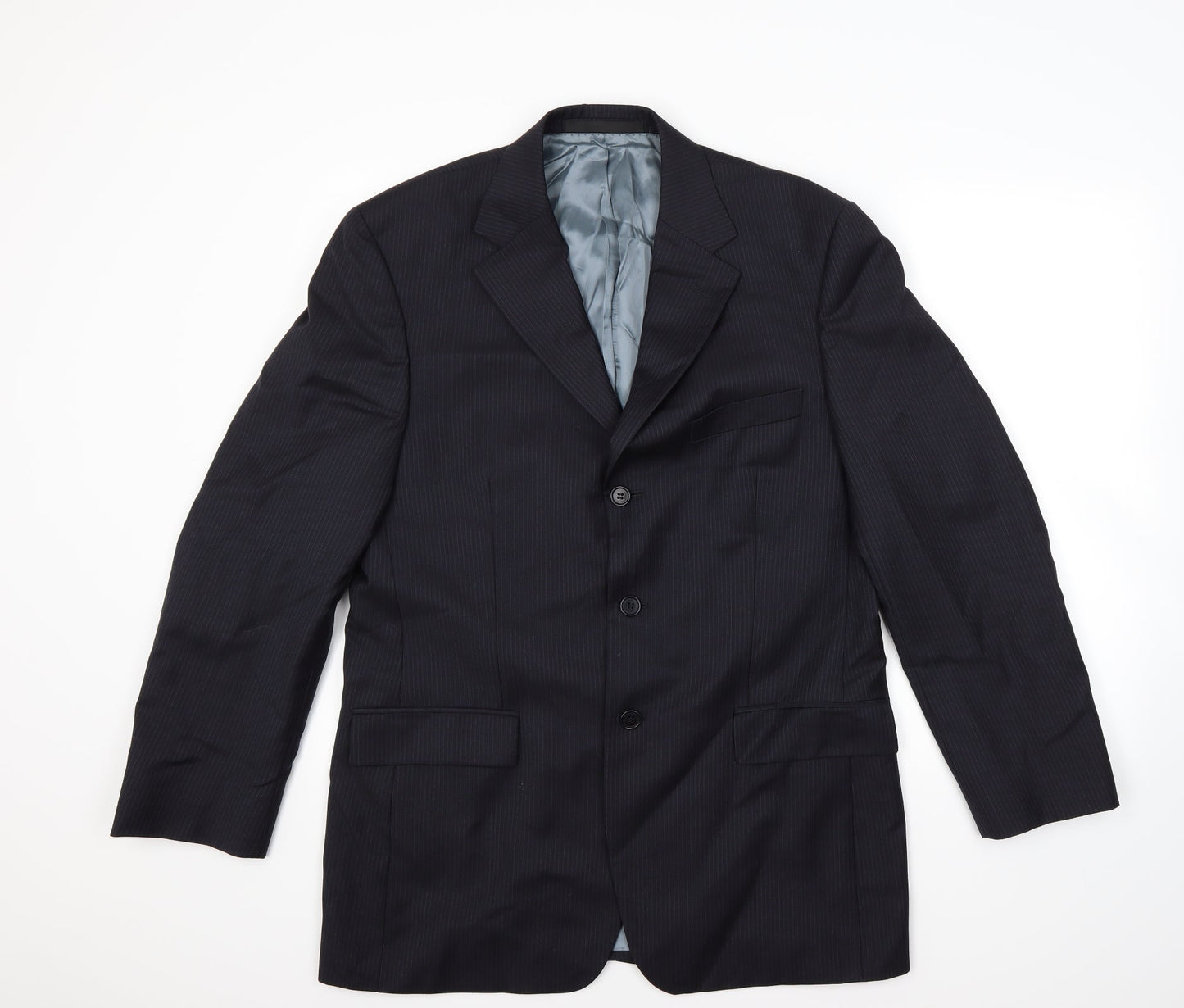 Mens UK Size 40 Marks and Spencer Blue Jacket