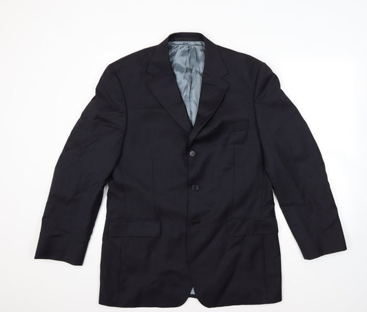 Mens UK Size 40 Marks and Spencer Blue Jacket