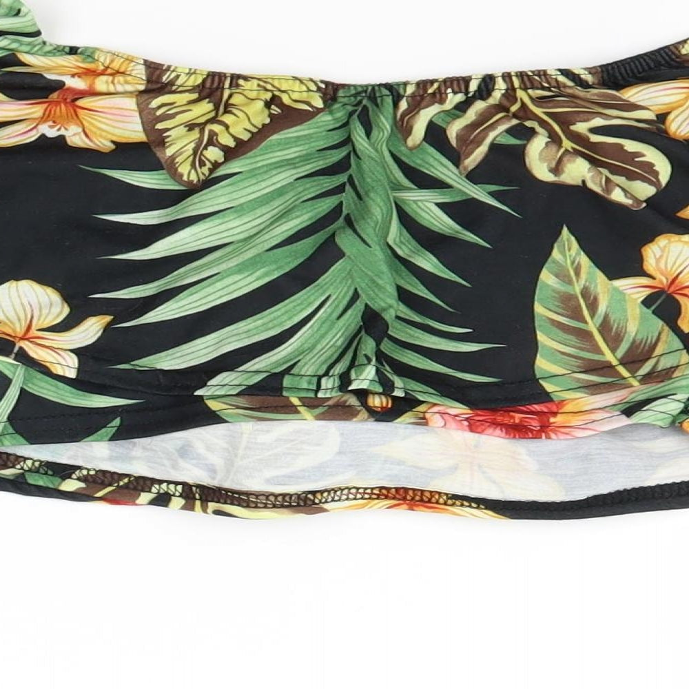 Womens UK Size 8 lotd Multicoloured Cropped Blouse
