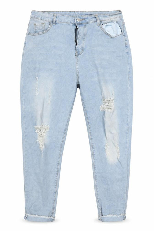SHEIN Womens Blue   Tapered Jeans Size XL L26 in