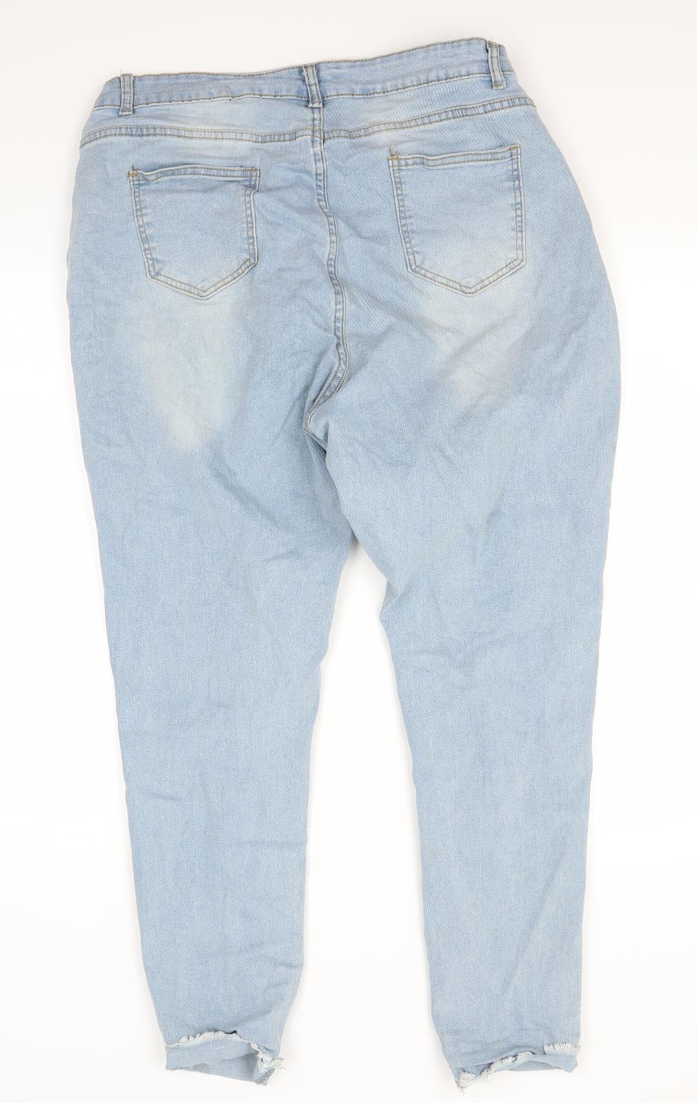 SheIn Womens Blue   Tapered Jeans Size XL L26 in