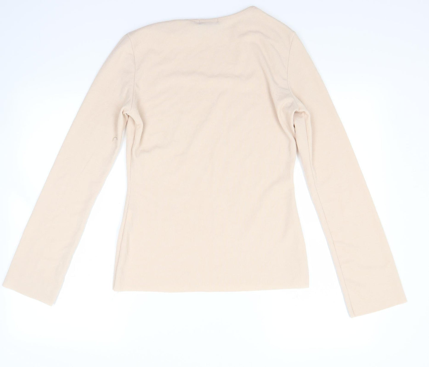 PRETTYLITTLETHING Womens Beige   Pullover Jumper Size 12