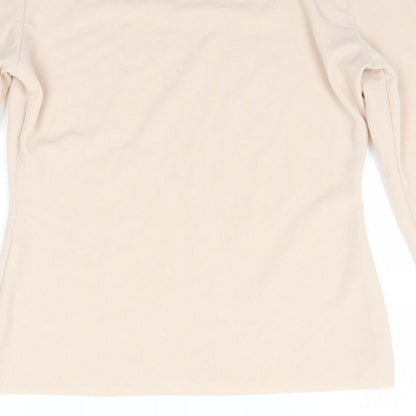 PRETTYLITTLETHING Womens Beige   Pullover Jumper Size 12