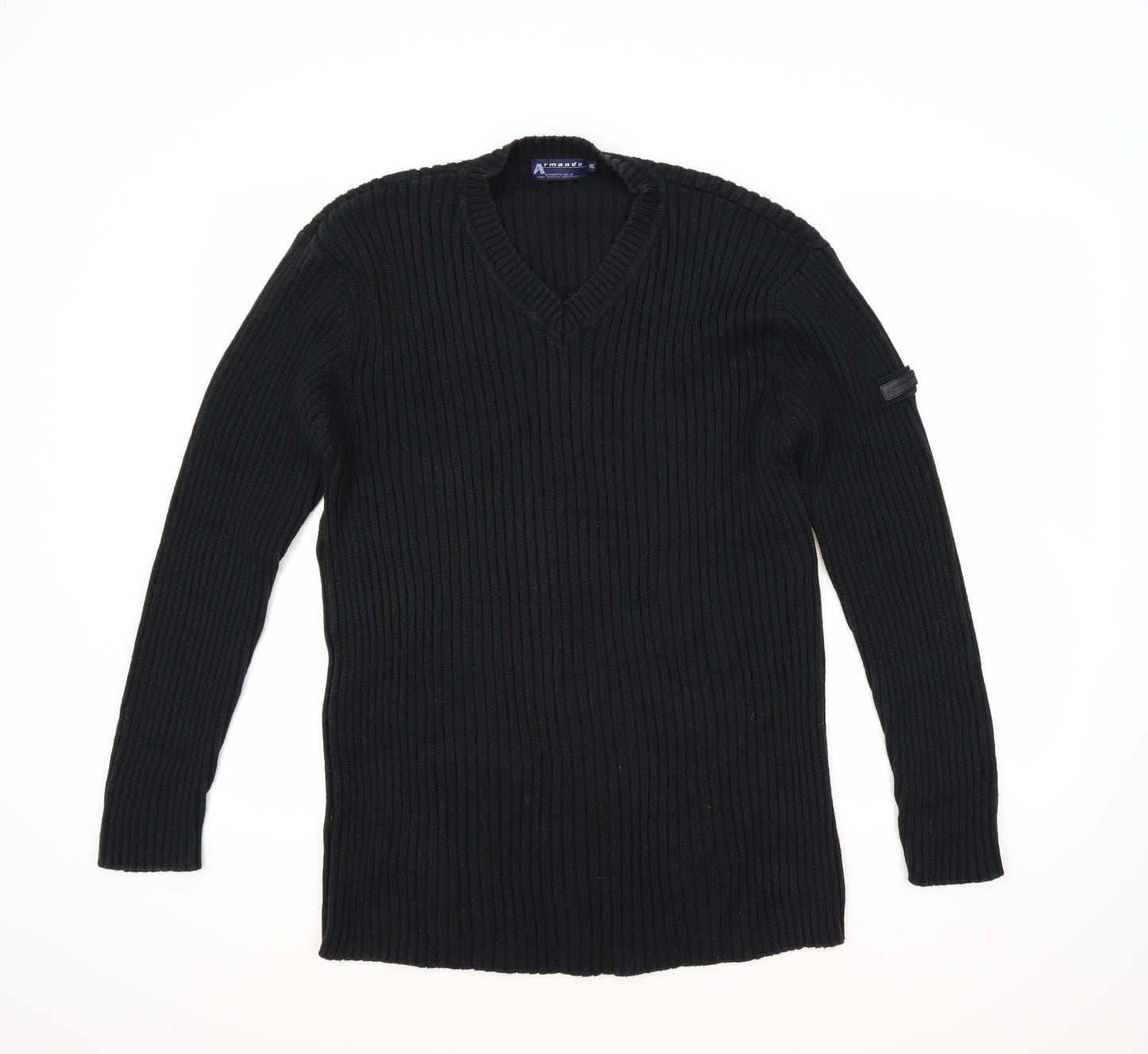 Armando Womens Black   Pullover Jumper Size XL