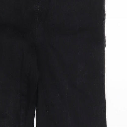 NEXT Womens Black  Denim Skinny Jeans Size 10 L28 in