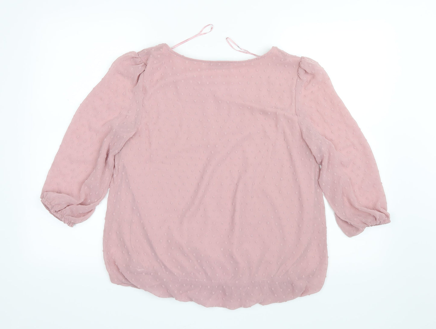 Womens UK Size 8 Soon Pink Basic Blouse