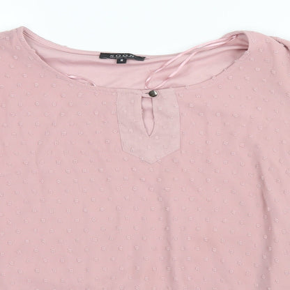 Womens UK Size 8 Soon Pink Basic Blouse