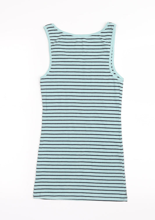 Gap Womens Green Striped  Basic Tank Size M