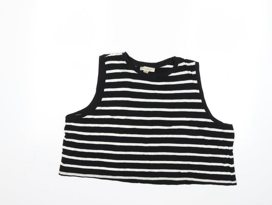 Womens UK Size XL Atmosphere Black Basic Tank