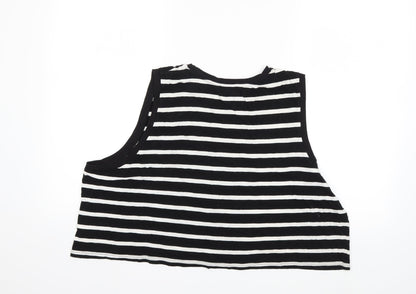 Womens UK Size XL Atmosphere Black Basic Tank