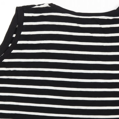 Womens UK Size XL Atmosphere Black Basic Tank