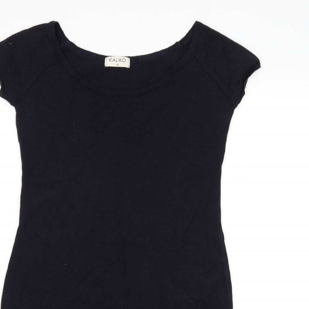 Kaliko Womens Blue   Jacket Dress  Size 10