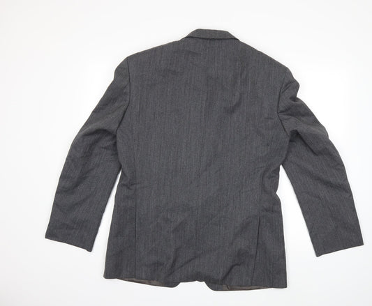 Mens UK Size 40 Marks and Spencer Regular Grey Suit Jacket