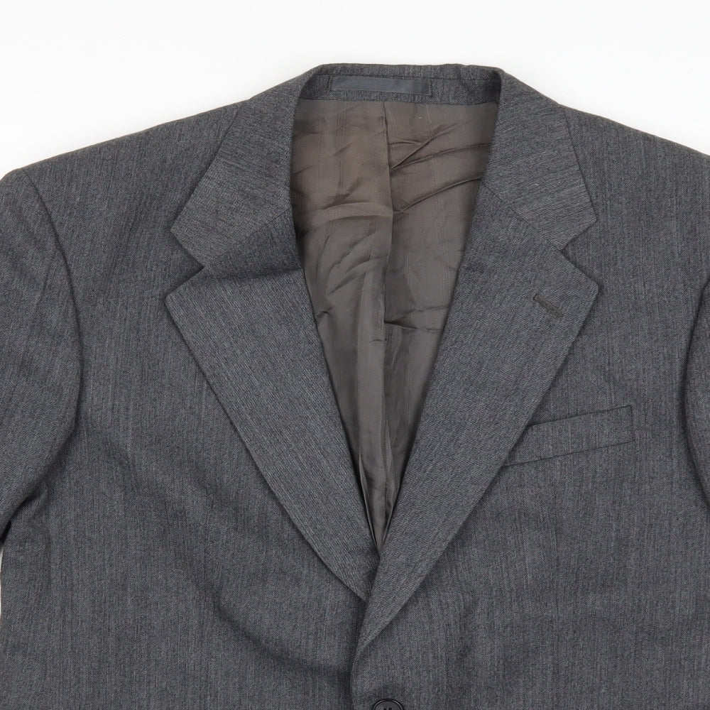 Mens UK Size 40 Marks and Spencer Regular Grey Suit Jacket