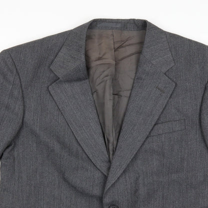 Mens UK Size 40 Marks and Spencer Regular Grey Suit Jacket