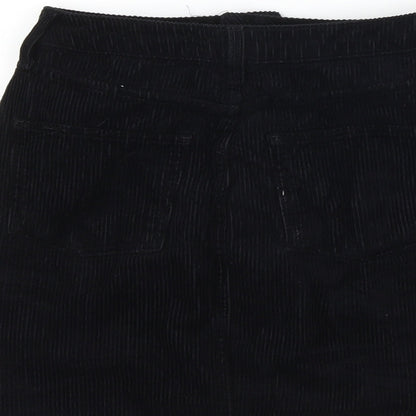 BDG Womens Black  Corduroy Mini Skirt Size S