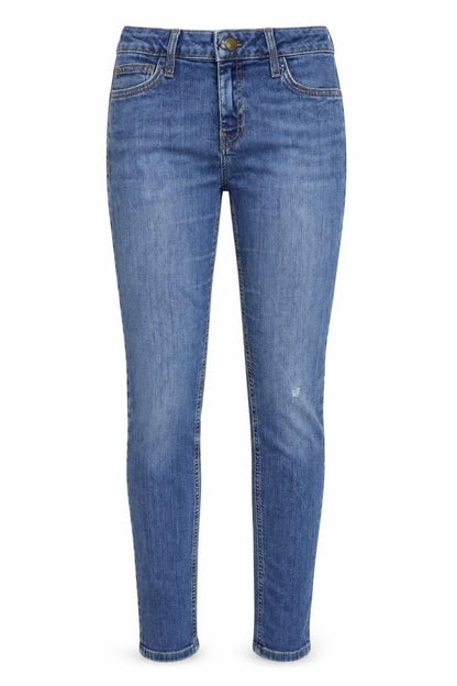Womens UK Size 8 Denim & Co. Regular Fit Skinny Blue Jeans
