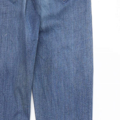 Denim & Co. Womens Blue  Denim Skinny Jeans Size 8 L29 in