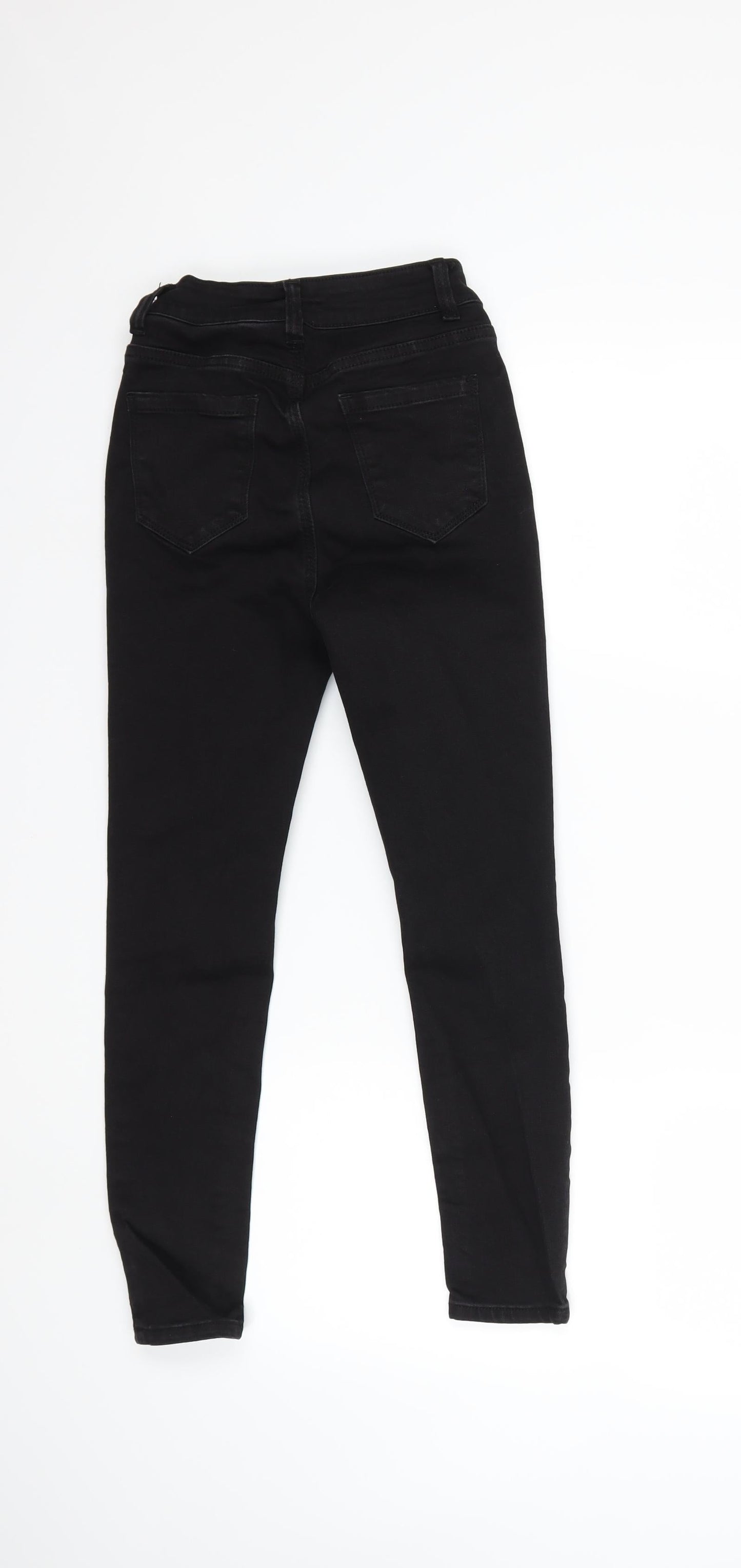 Womens UK Size 26 in Preworn Regular Fit Skinny Black Jeans