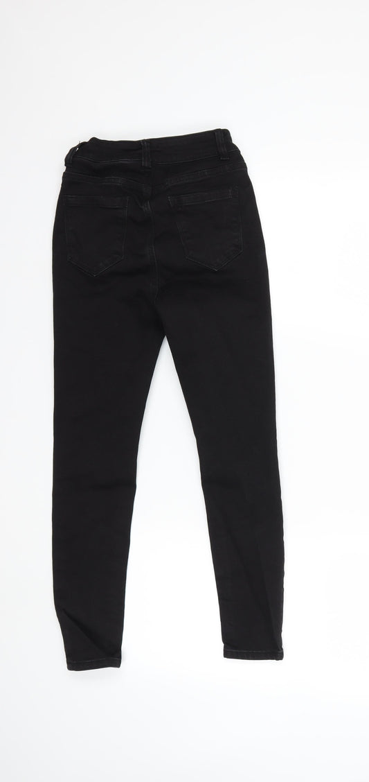 Womens UK Size 26 in Preworn Regular Fit Skinny Black Jeans