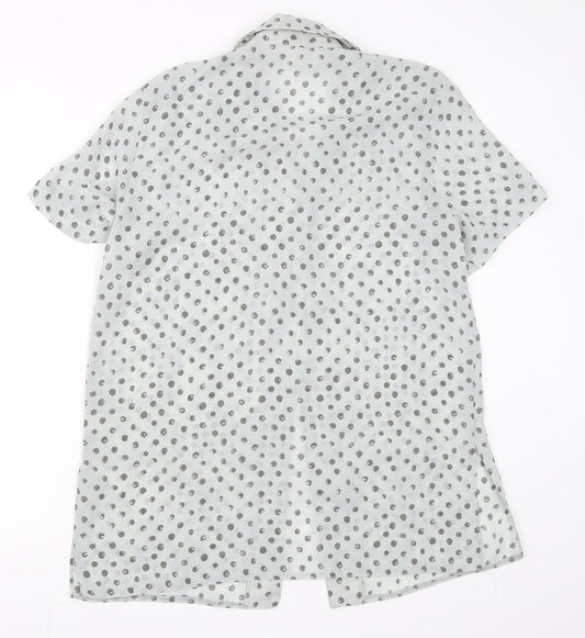 Womens UK Size 12 Libra Blue Basic Blouse