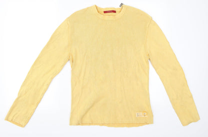 River Island Womens Yellow   Pullover Jumper Size L