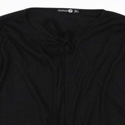 Boohoo Womens Black   Cardigan Jumper Size 12
