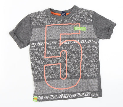 Preworn Boys Grey   Basic T-Shirt Size 3 Years