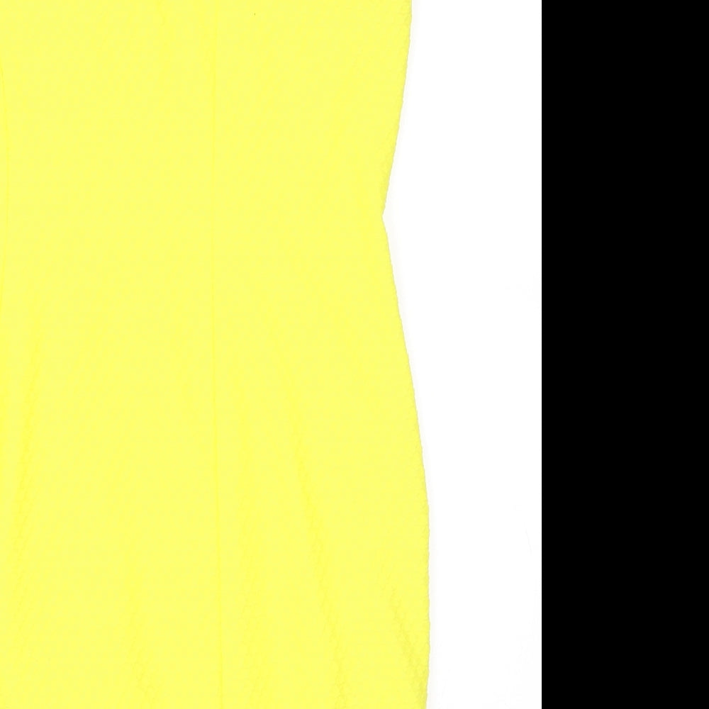Miss Selfridge Womens Yellow   Bodycon  Size 10