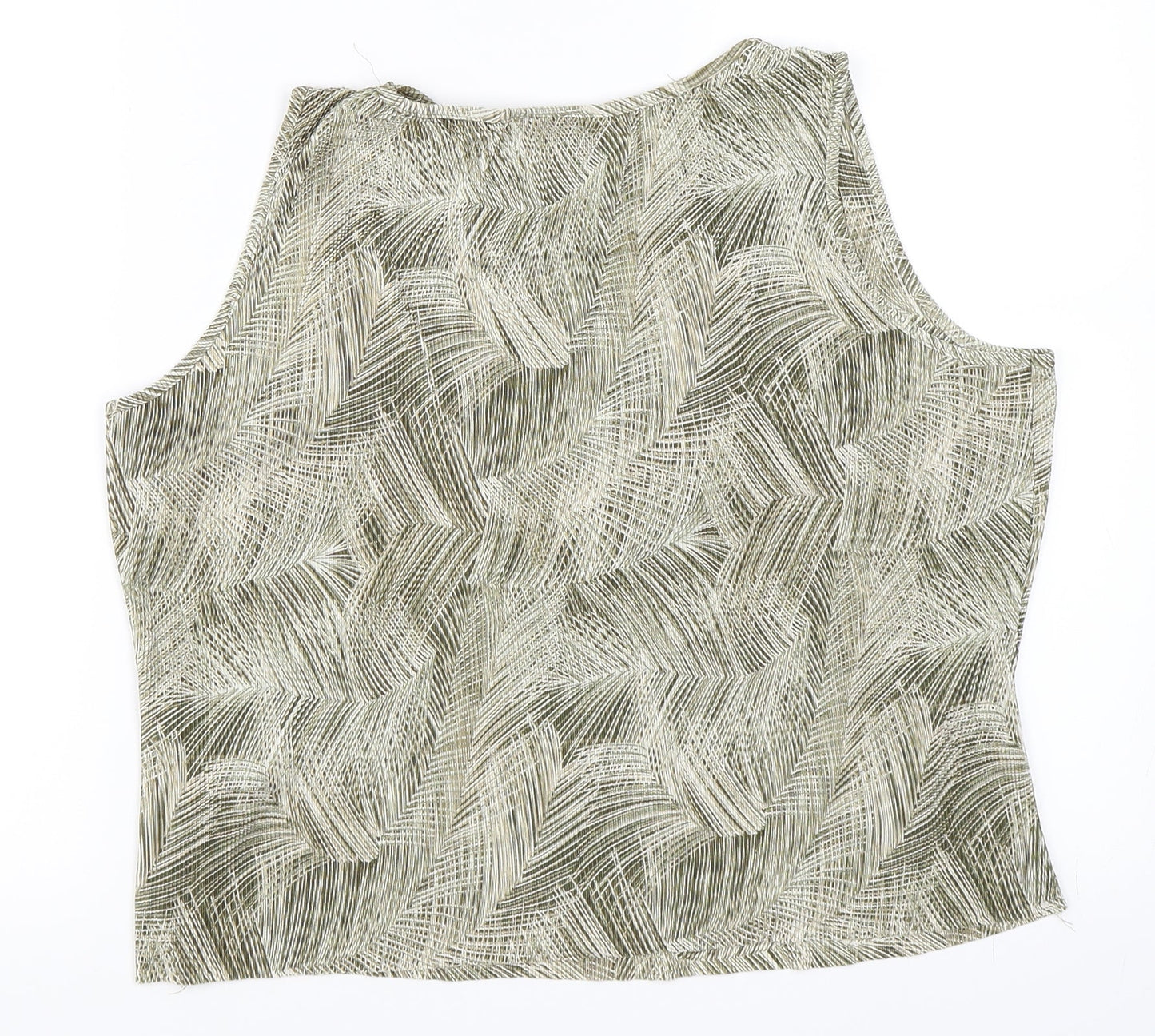 Womens UK Size 14 Principles Green Basic Blouse