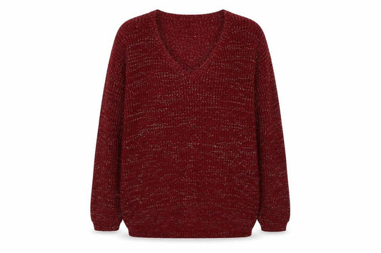 Misspap Womens Red   Pullover Jumper Size M