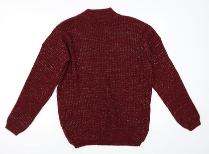 Misspap Womens Red   Pullover Jumper Size M